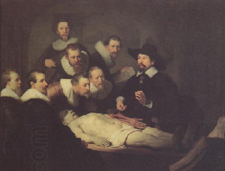 REMBRANDT Harmenszoon van Rijn The anatomy Lesson of Dr Nicolaes tulp (mk33) China oil painting art
